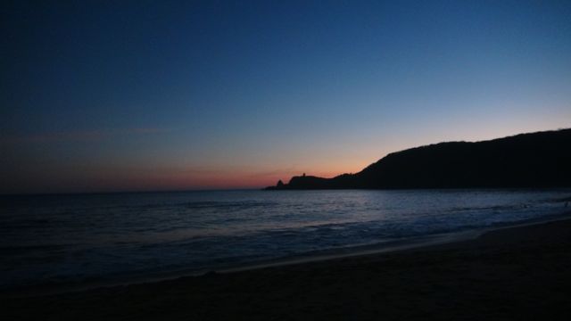 We arrived at the sunset in Mazunte